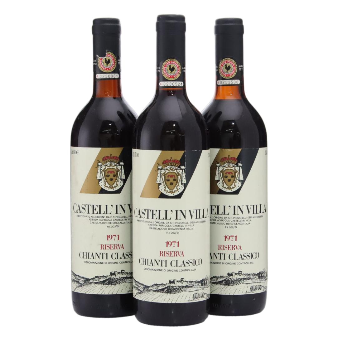 Castell'In Villa 1971 Riserva x 3