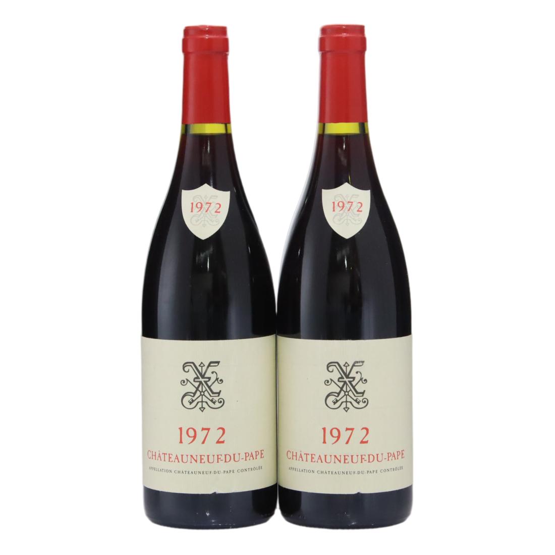 Xavier Vins Cuvee Anonyme 1972 x 2