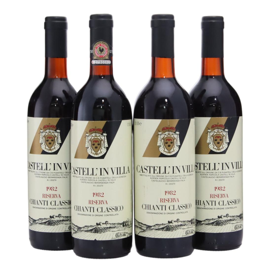 Castell'In Villa 1982 Riserva Chianti Classico x 4