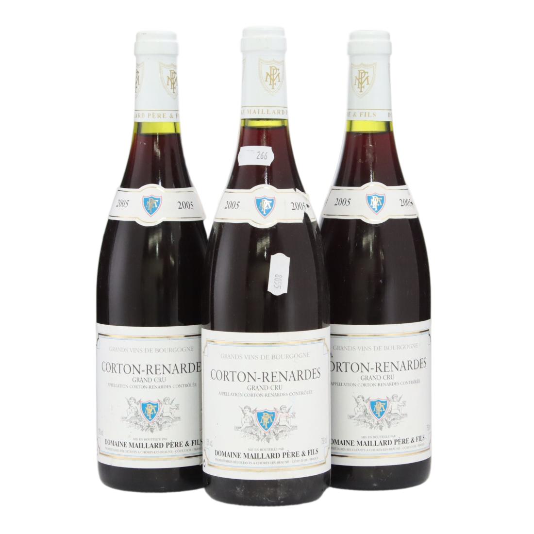 Domaine Maillard 2005 Corton Renardes x 3