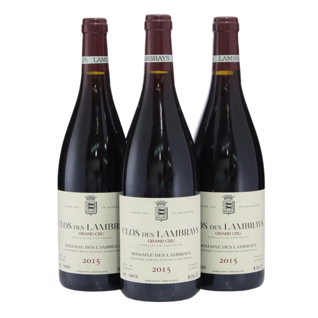 Domaine des Lambrays 2015 Clos des Lambrays x 3