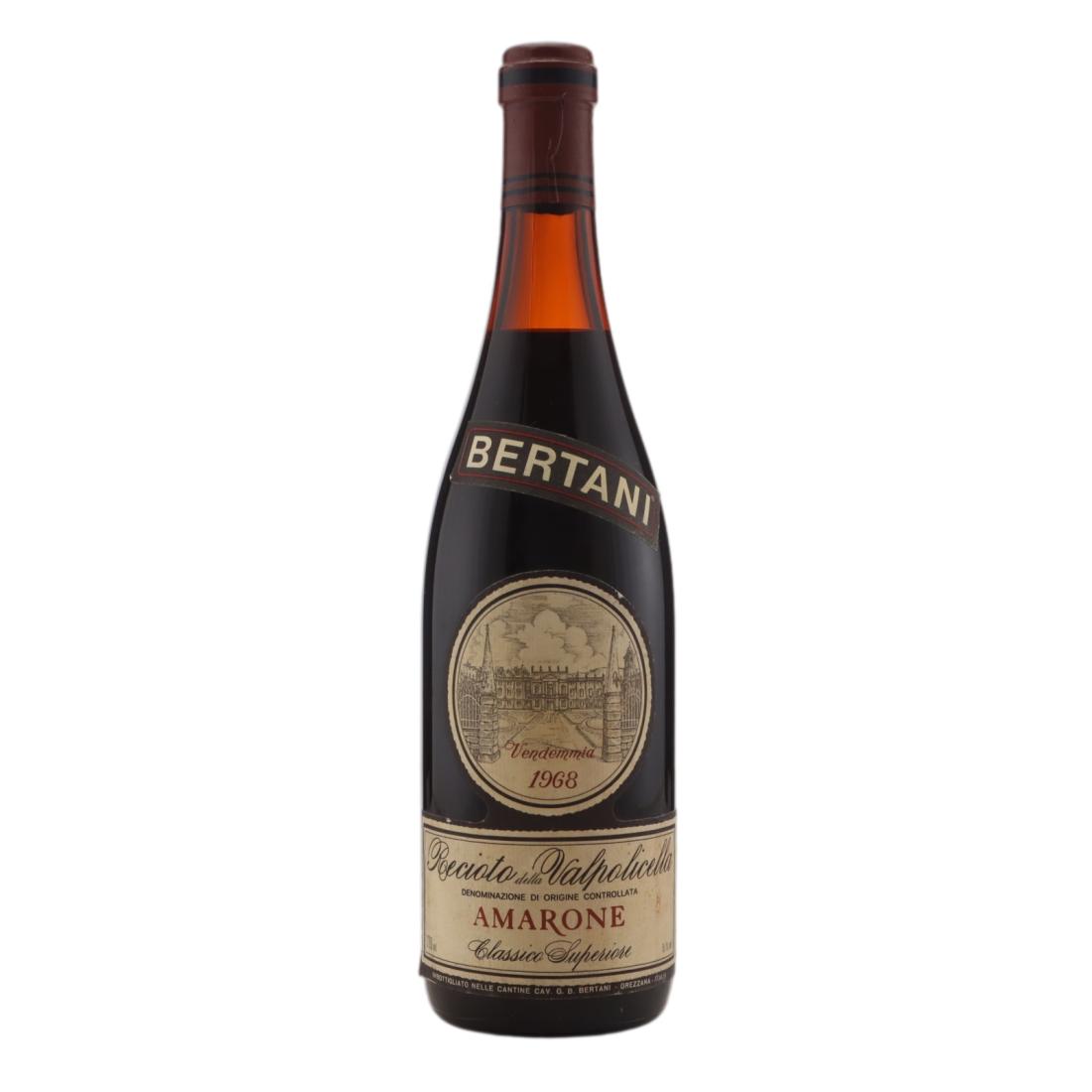 Bertani 1968 Recioto della Valpolicella Amarone Classico Superiore