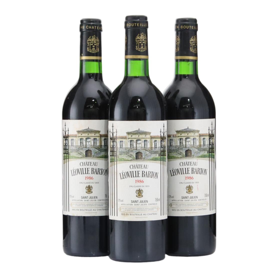Château Léoville Barton 1986 x 3
