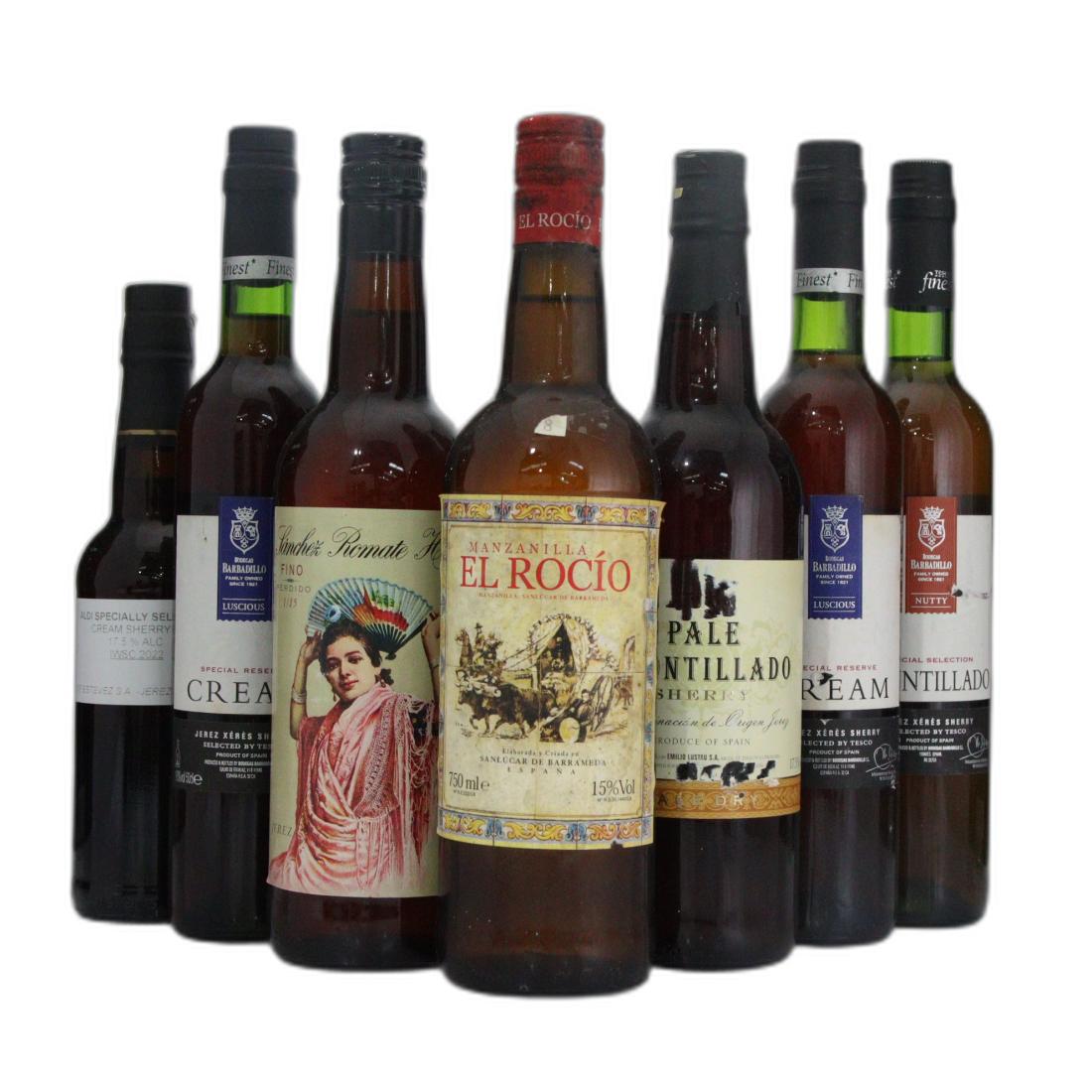 Assorted Sherry x 7