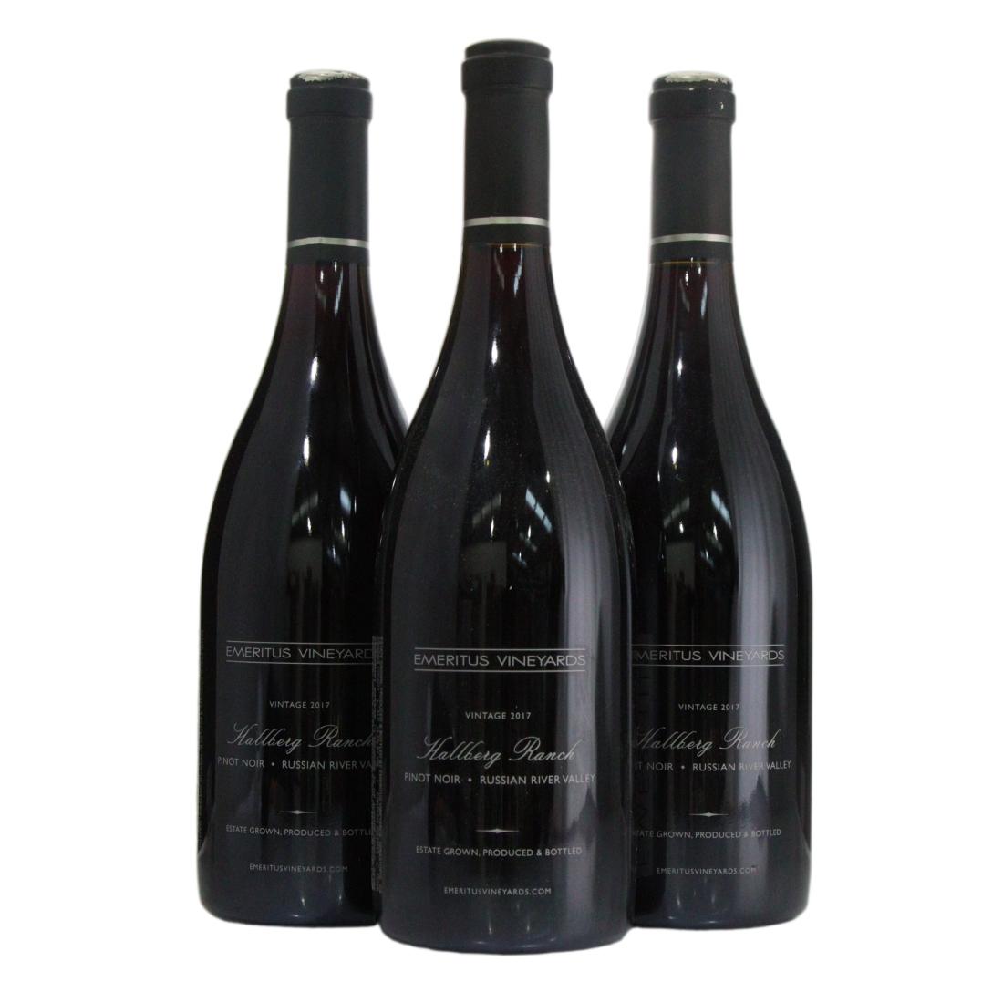 Emeritus Vineyards Hallberg Ranch 2017 x 3