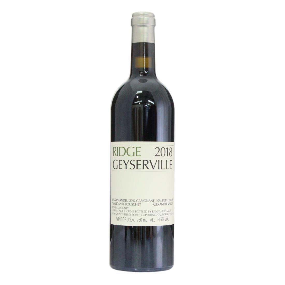Ridge Geyserville 2018 Alexander Valley