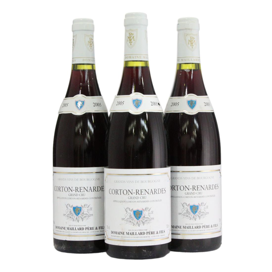 Domaine Maillard 2005 Corton Renardes x 3