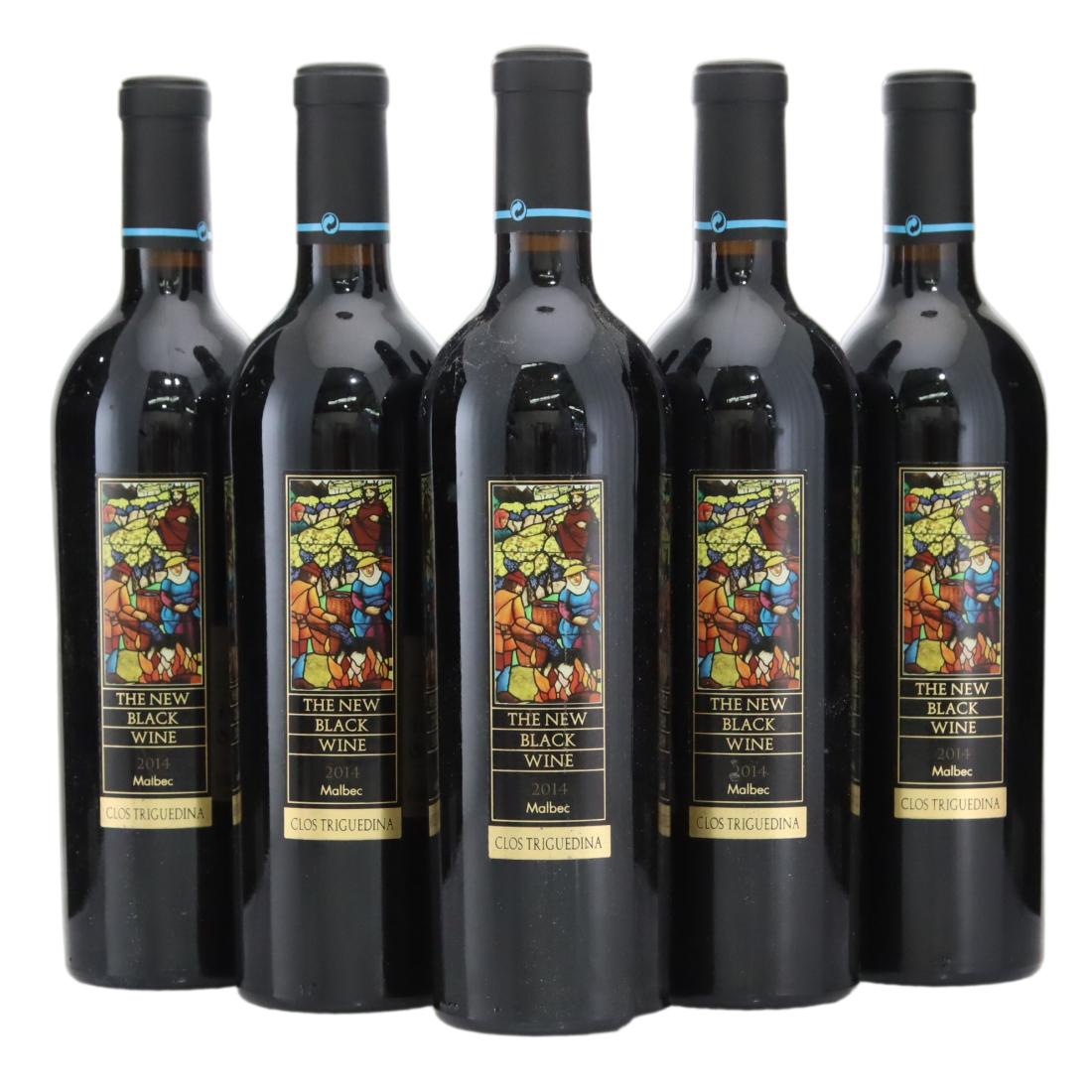 Jean-Luc Baldes Clos Triguedina 'The New Black Wine' 2014 x 5