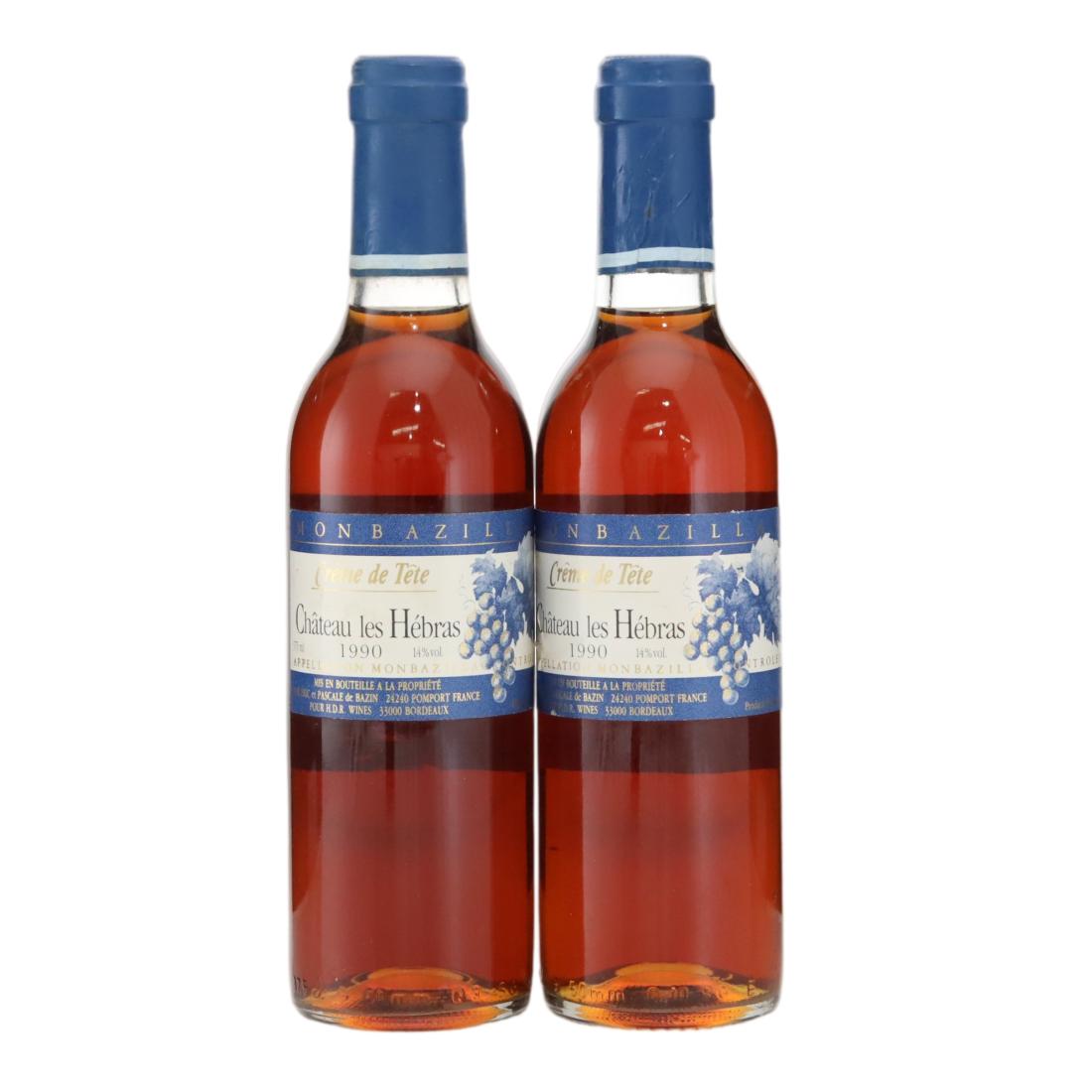 Chateau les Hebras Monbazillac 1990 Half Bottle x 2