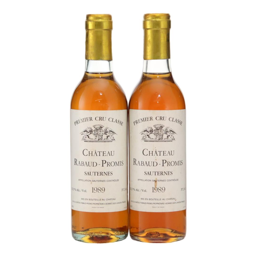 Ch. Rabaud-Promis​ 1989 Sauternes Half Bottle x 2
