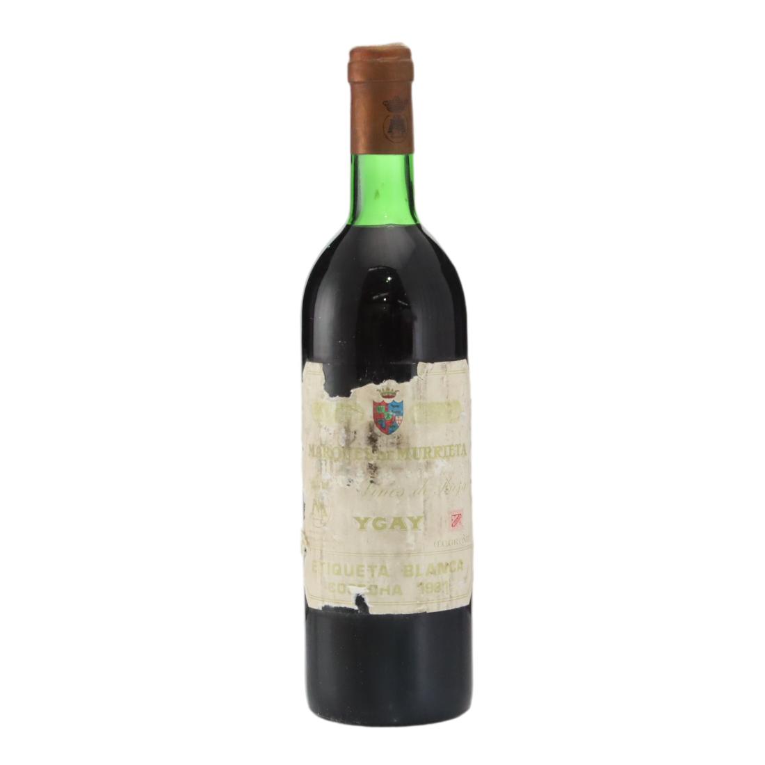 Marques de Murrieta Ygay Etiqueta Blanca 1931