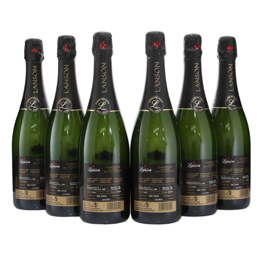 Lanson 2009 Vintage Champagne x 6