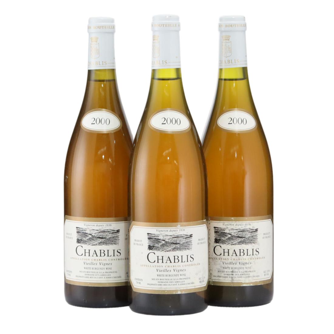 Airelles Chablis Vieilles Vignes 2000 x 2