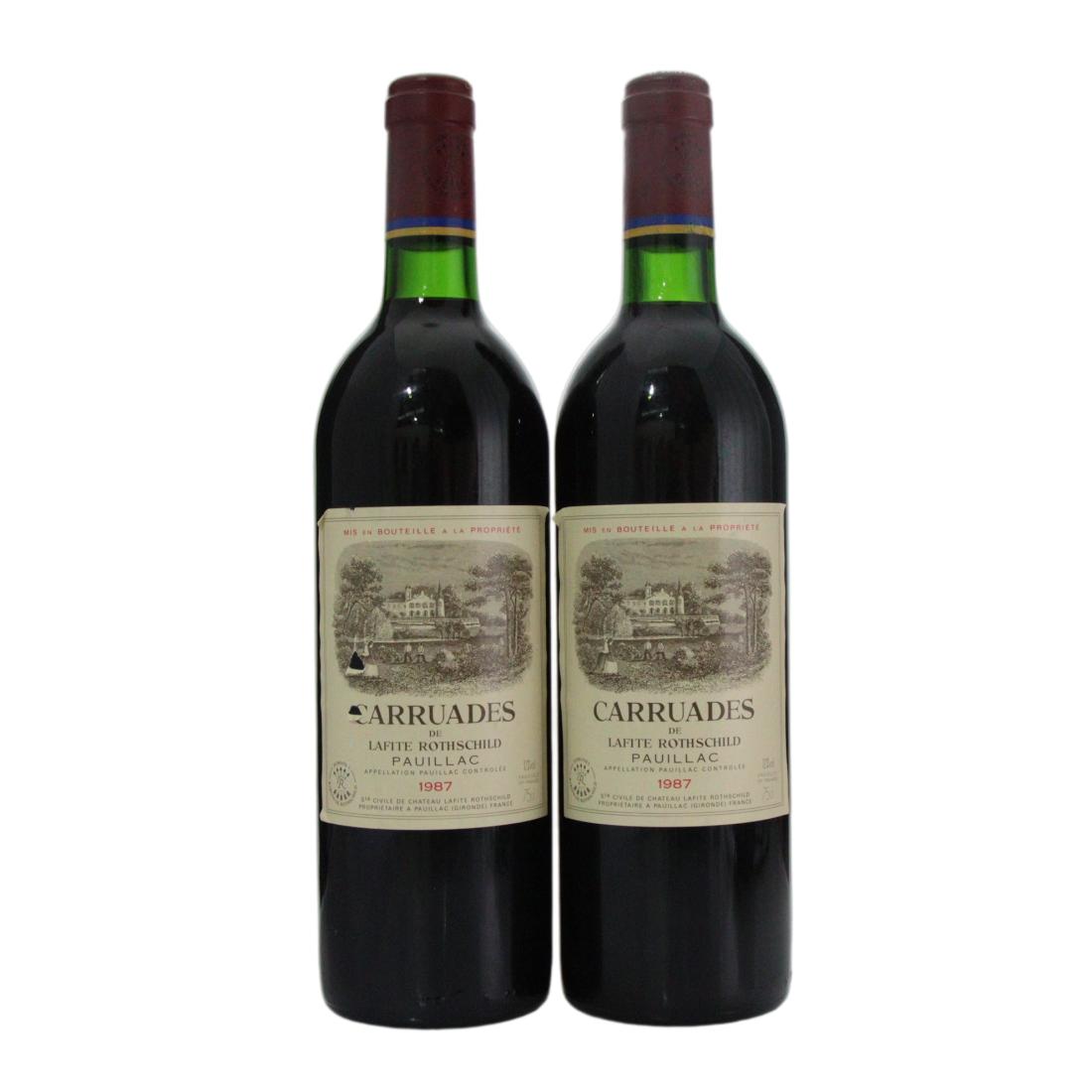 Carruades de Lafite 1987 x 2