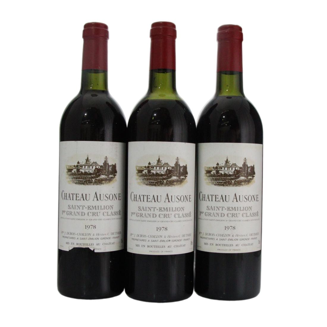 Château Ausone 1978 x 3
