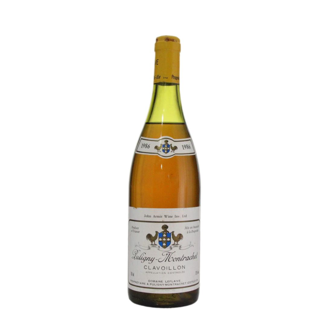Domaine Leflaive Clavoillon 1986