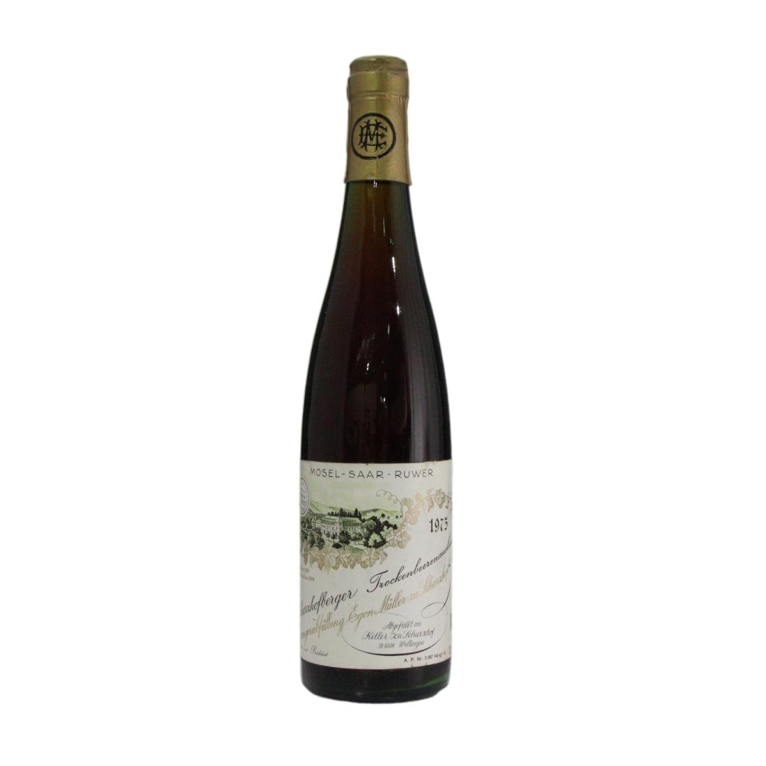 Egon Muller Scharzhofberger Riesling Trockenbeerenauslese 1975
