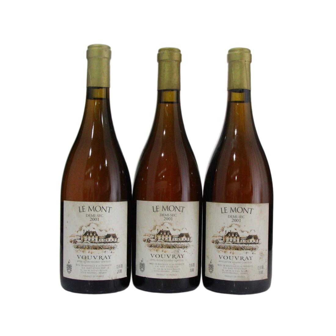 Domaine Huet Le Haut-Lieu Le Mont Demi-Sec 2001 x 3
