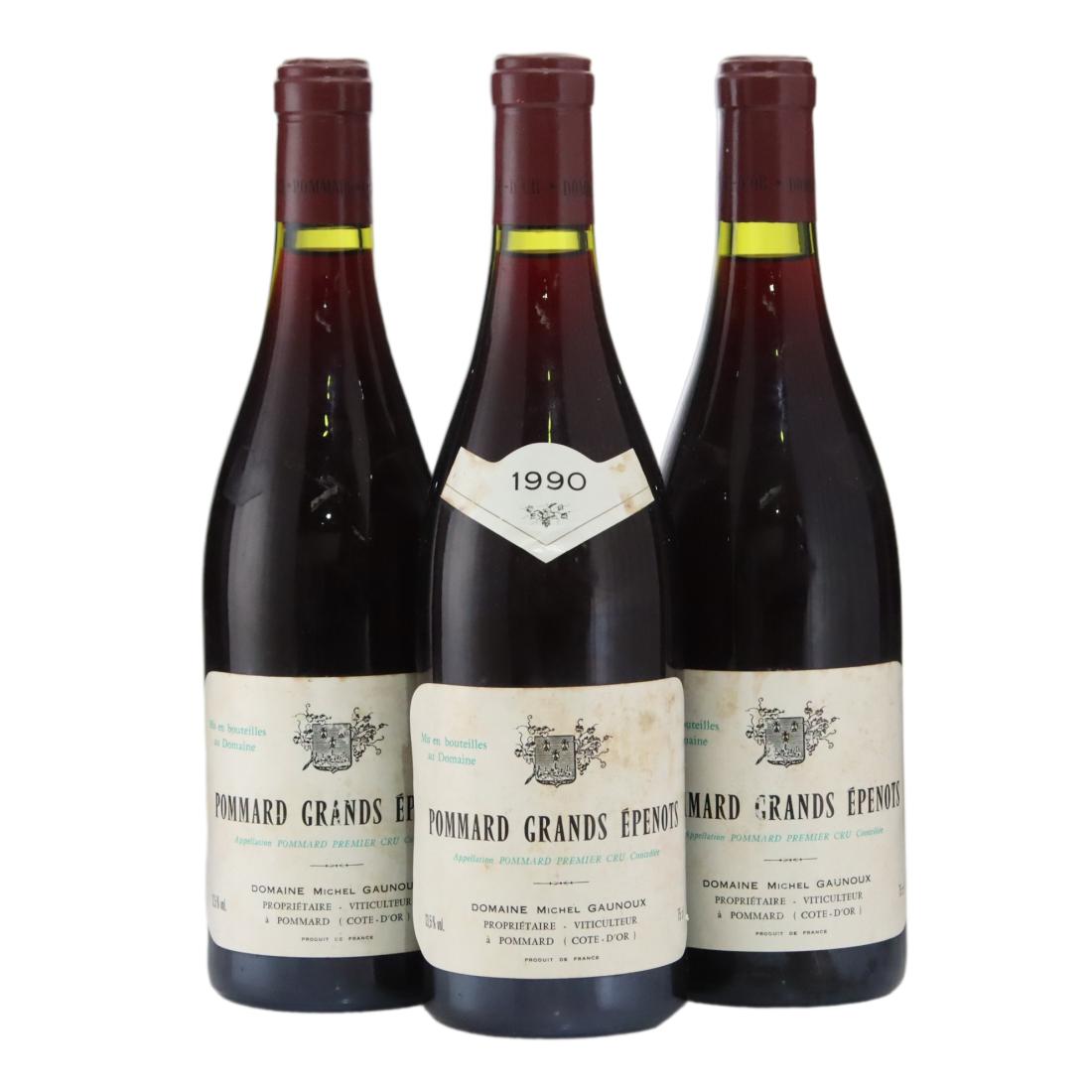 Domaine Michel Gaunoux Pommard Grands Epenots 1990 x 3