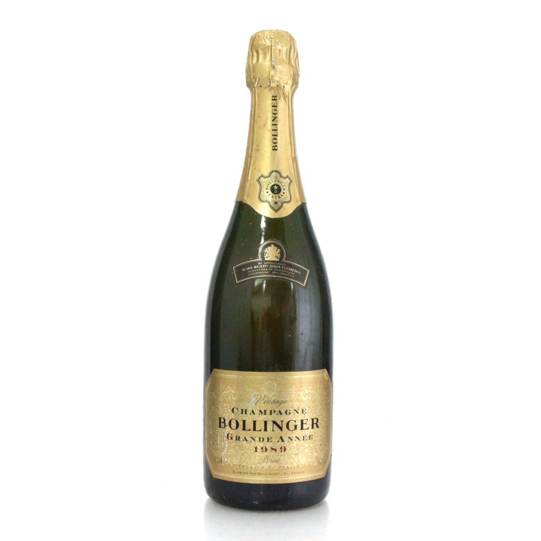 Bollinger Grande Annee Brut 1989 Vintage Champagne