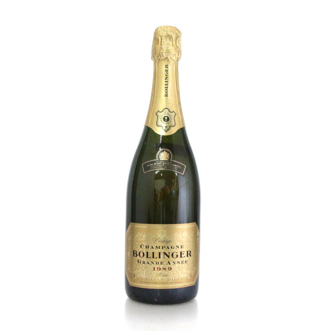 Bollinger Grande Annee Brut 1989 Vintage Champagne
