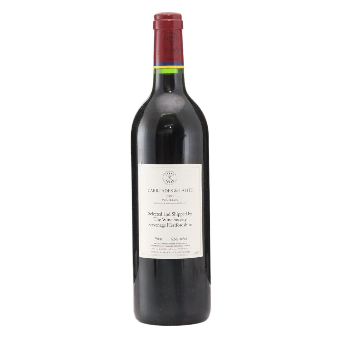 Carruades de Lafite 2003