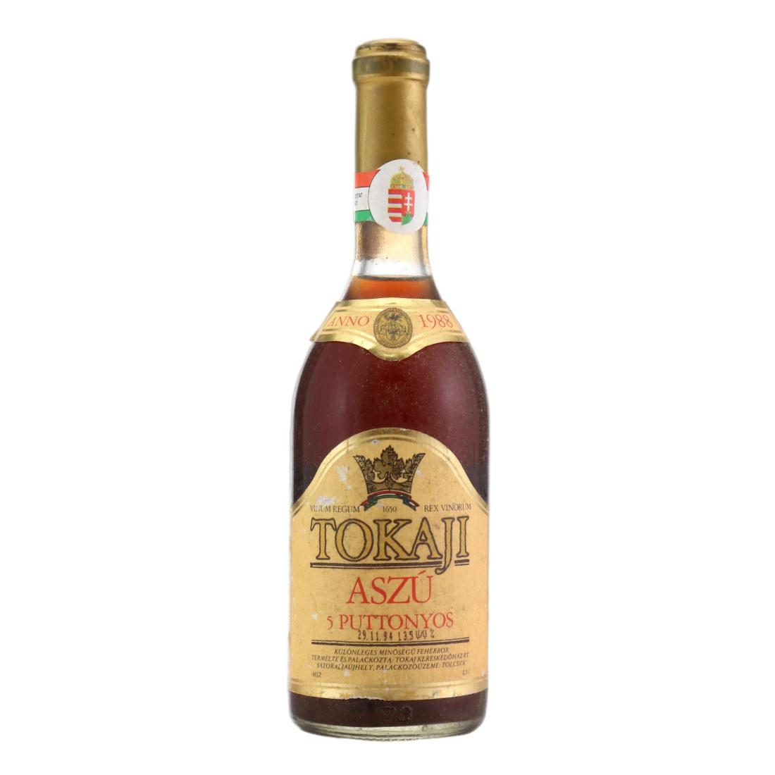 Kereskedőház 1988 5 Puttonyos Tokaji Aszú