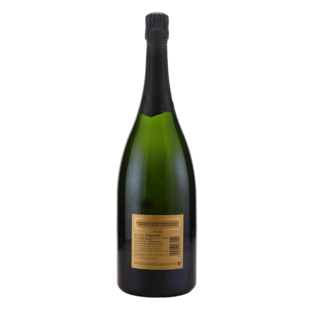 Bollinger R.D. Extra Brut 1996 Vintage Champagne Magnum 