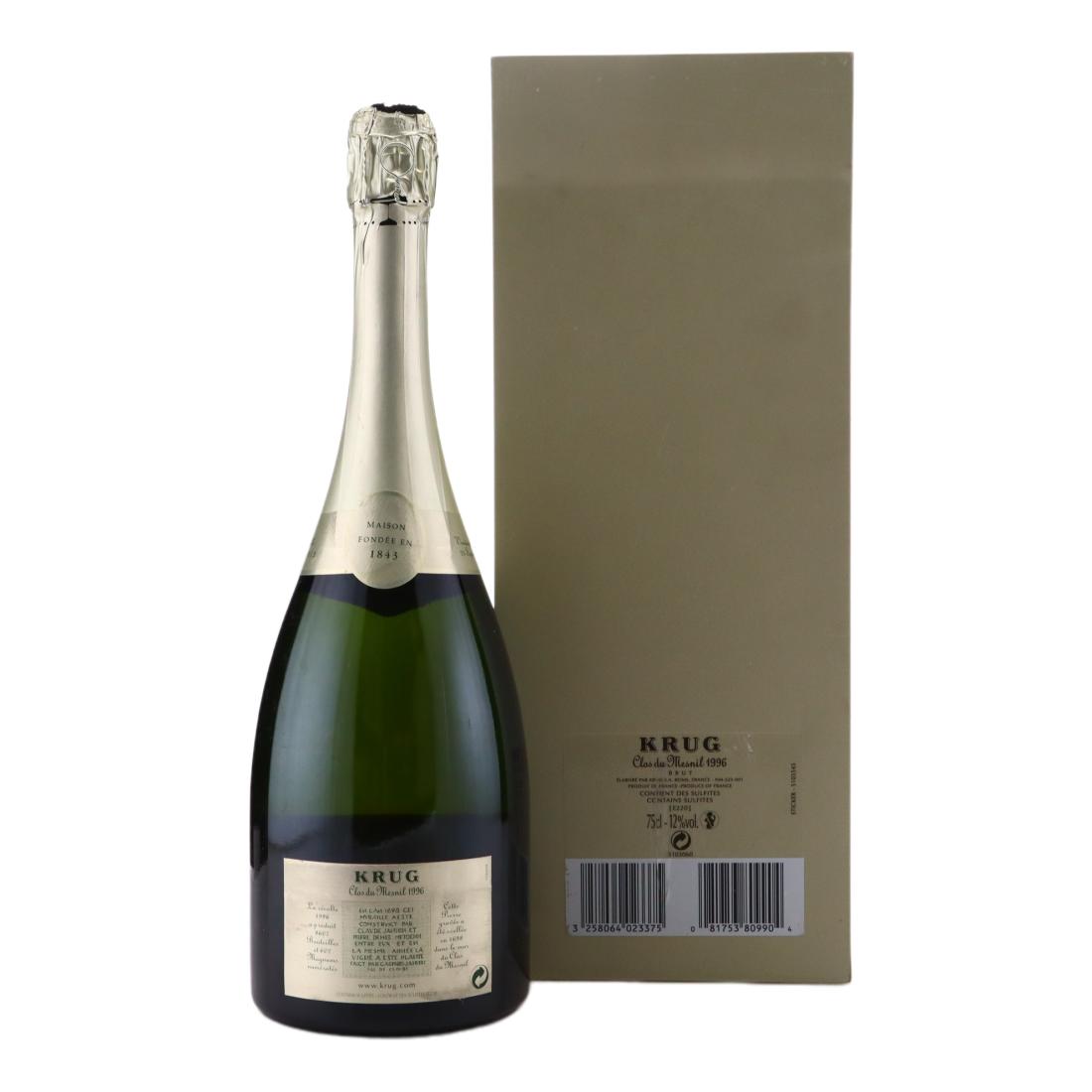 Krug Clos du Mesnil Brut Blanc De Blancs 1996 Vintage Champagne