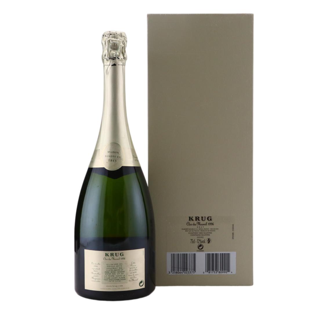 Krug Clos du Mesnil Brut Blanc De Blancs 1996 Vintage Champagne