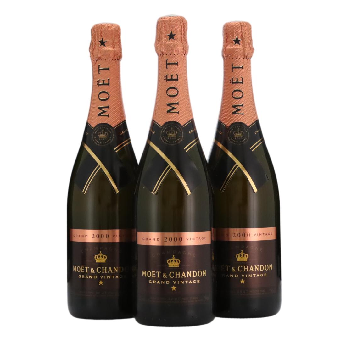 Moët & Chandon 2008 Rosé Grand Vintage Champagne x 3