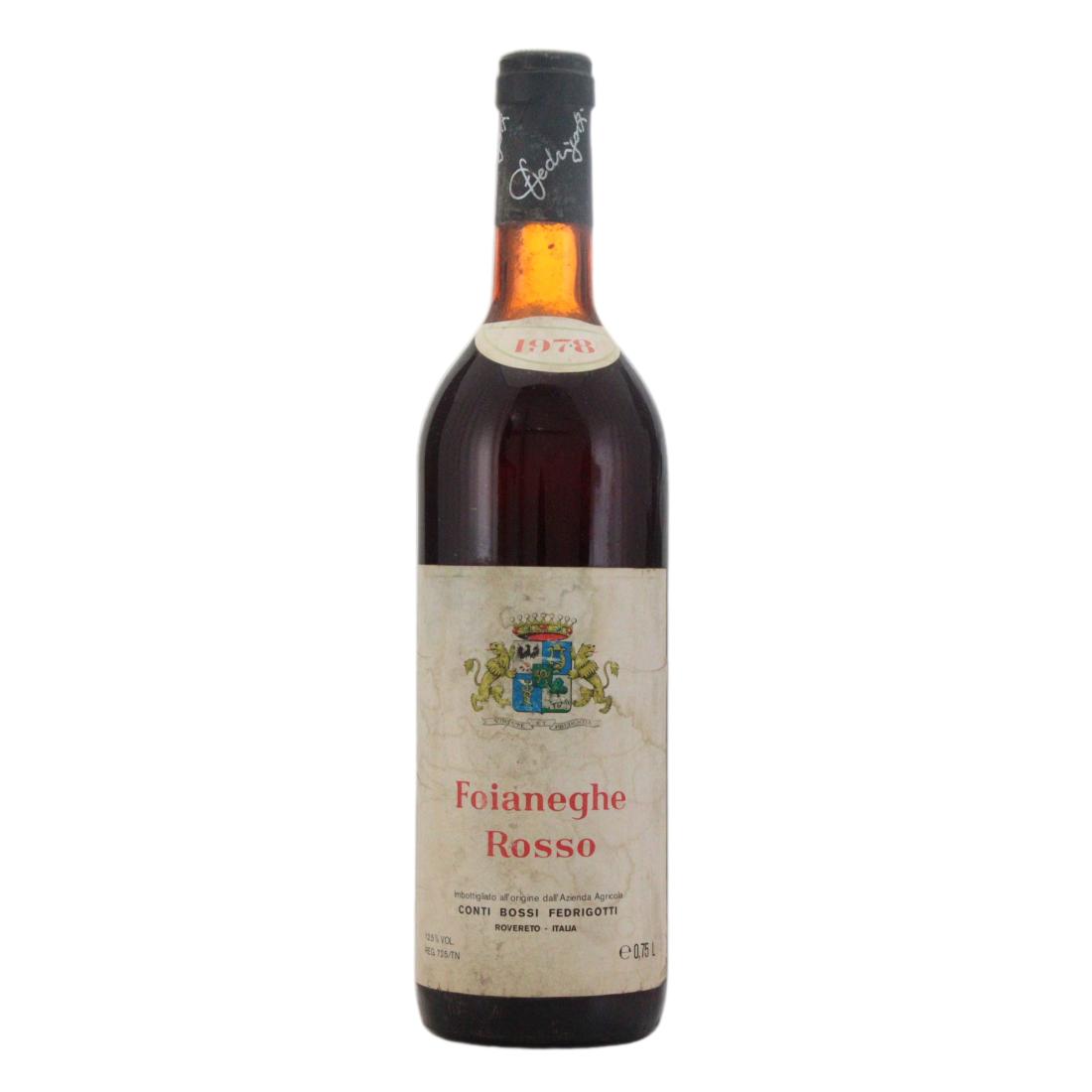 Conti Bossi Fedrigotti Foianeghe Rosso 1978