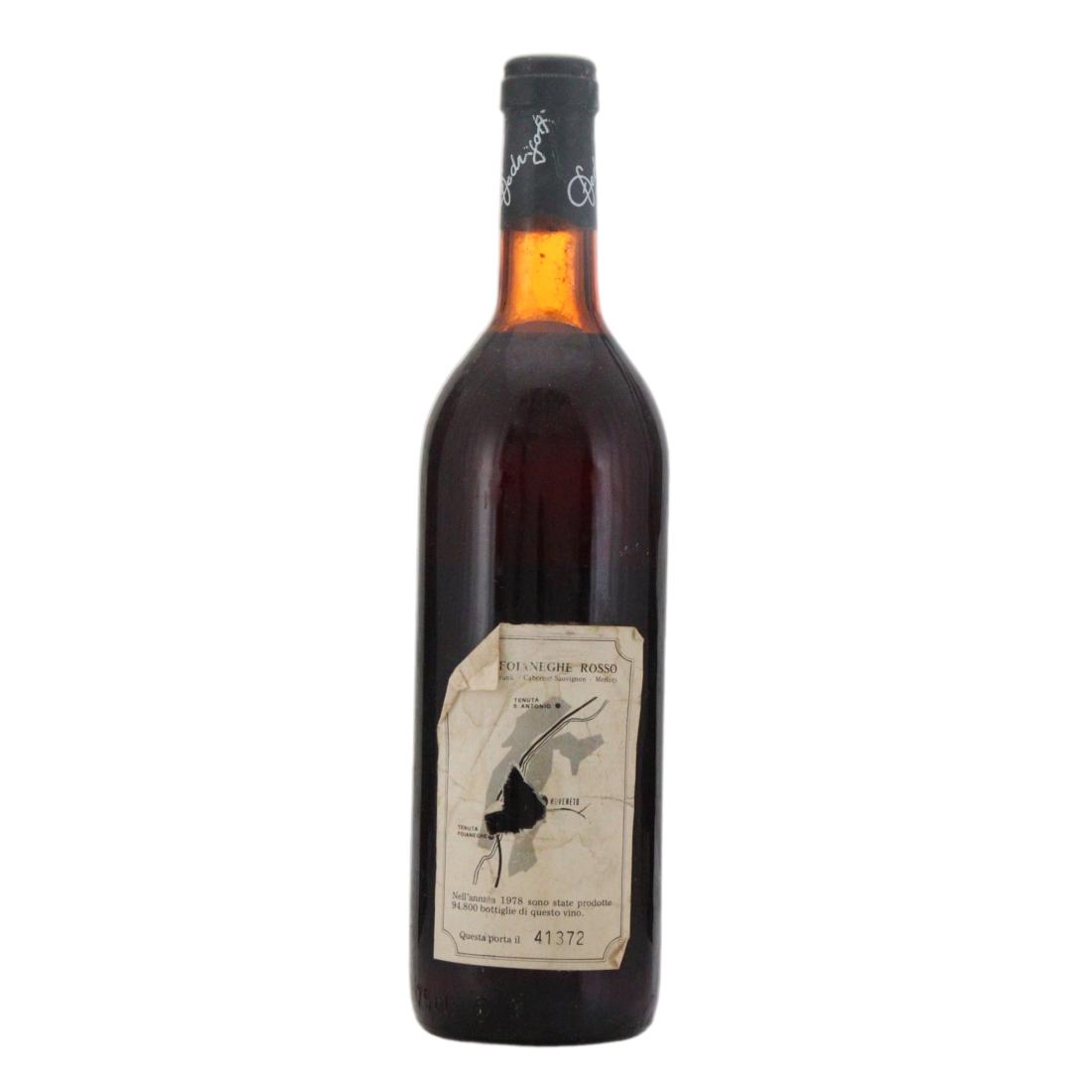 Conti Bossi Fedrigotti Foianeghe Rosso 1978