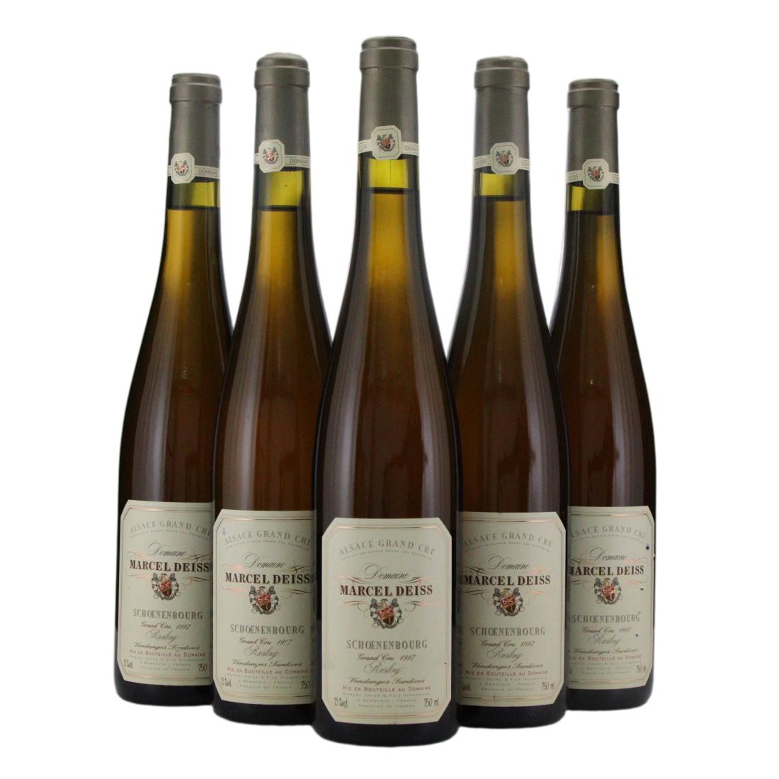 Domaine Marcel Deiss Schoenenbourg Vendanges Tardives Riesling 1997 x 5