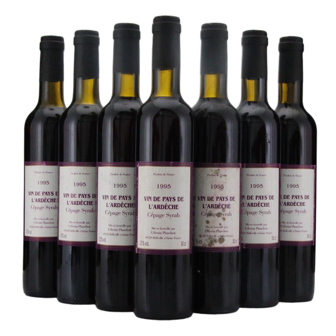 Célestin Planchon Cépage Syrah 1995 x 5