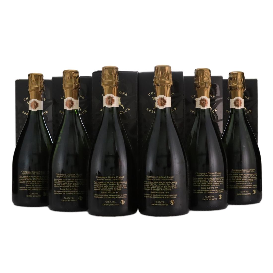 Gaston Chiquet Special Club 2015 Brut Champagne x 6