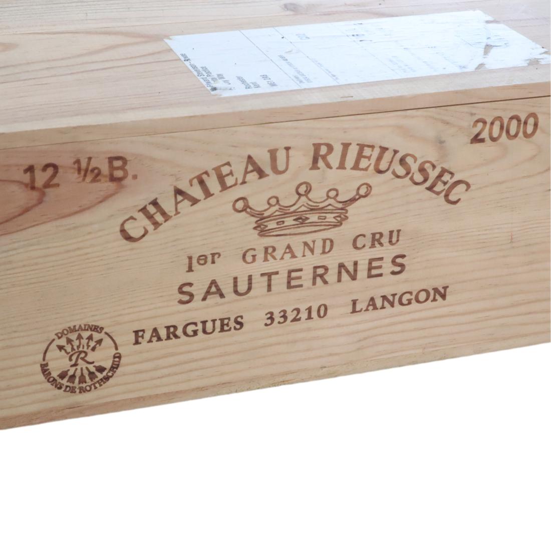 Château Rieussec 2000 / Half Bottle x 24