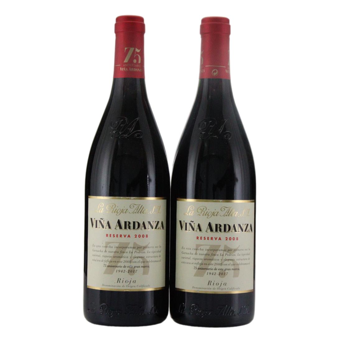 La Rioja Alta Viña Ardanza 2008 x 2