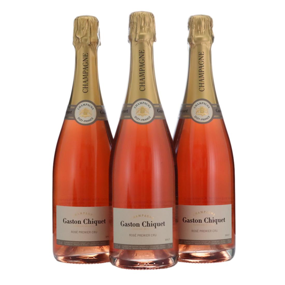 Gaston Chiquet Rosé 1998 Vintage Champagne x 3