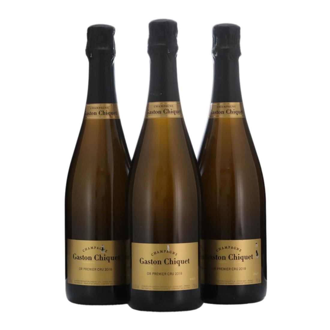 Gaston Chiquet Brut 2018 Vintage Champagne x 3