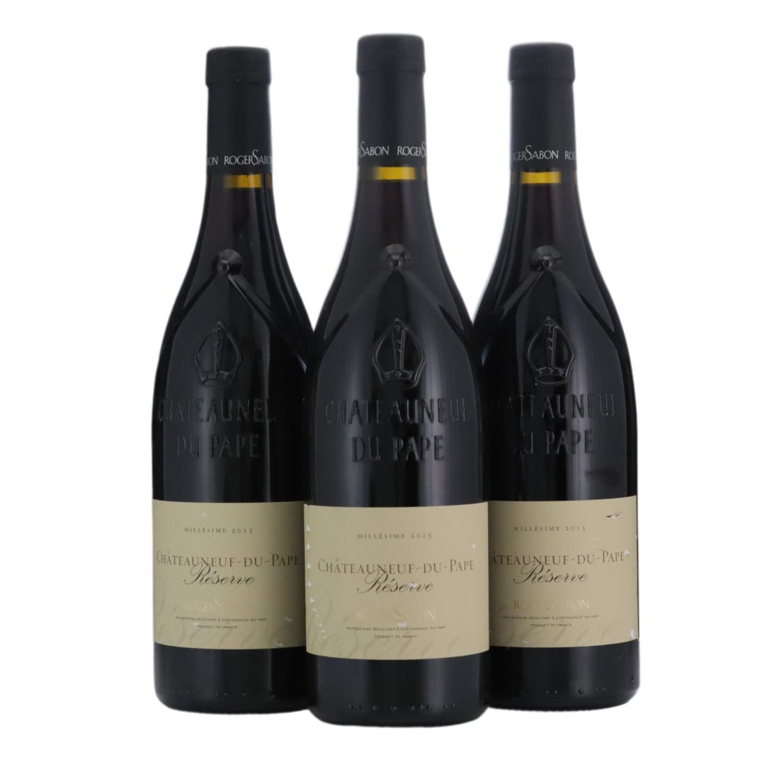 Roger Sabon Cuvee Reserve 2015 x 3