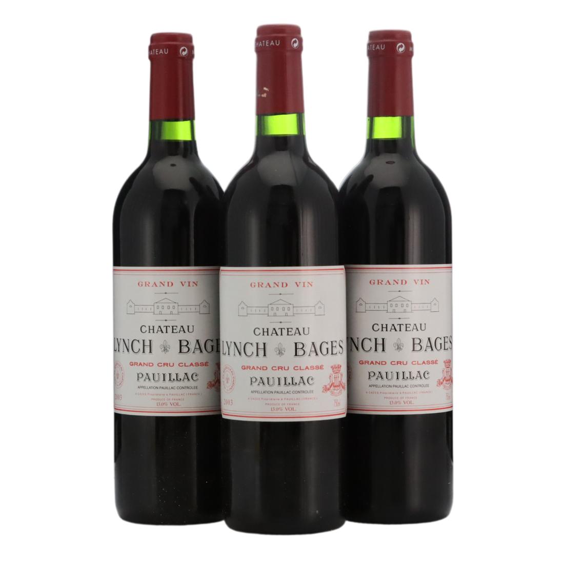 Ch. Lynch-Bages 2003 x 3