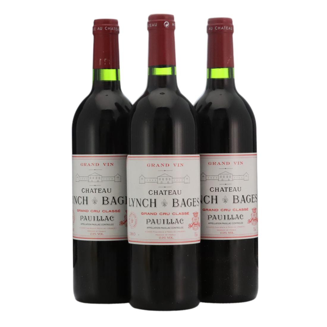 Ch. Lynch-Bages 2003 x 3