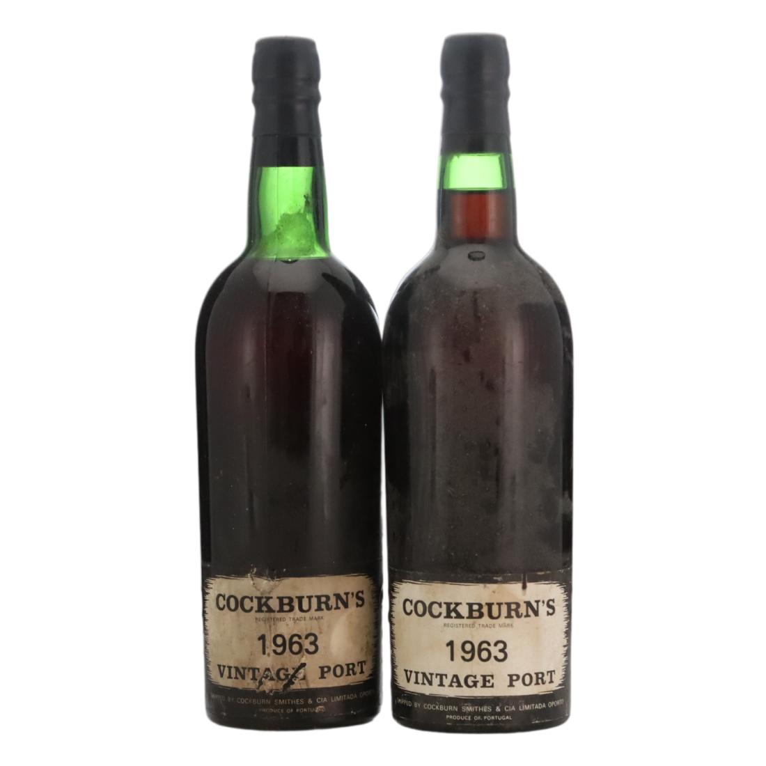 Cockburns 1963 Vintage Port x 2