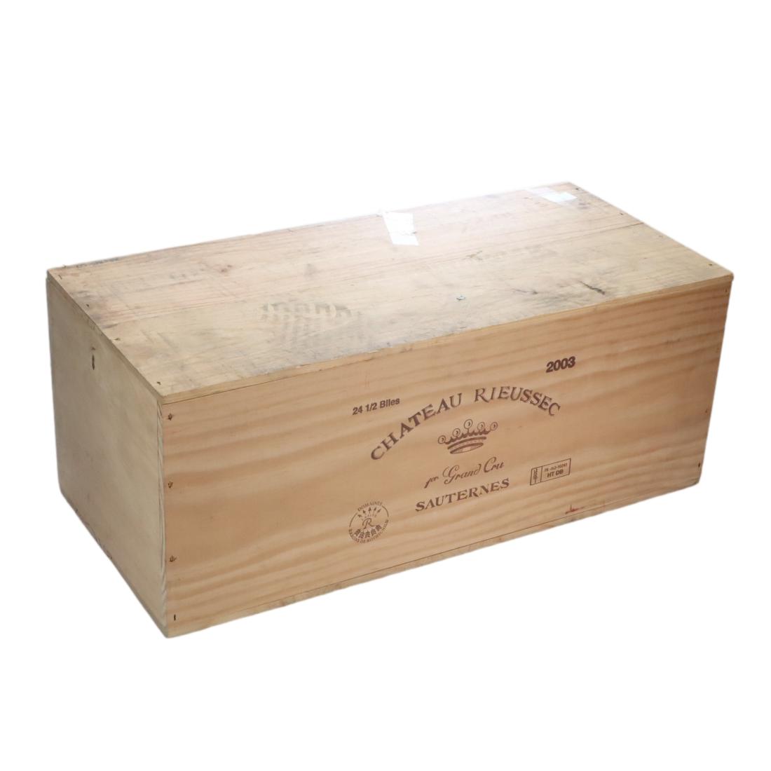 Château Rieussec 2003 / Half Bottle x 24