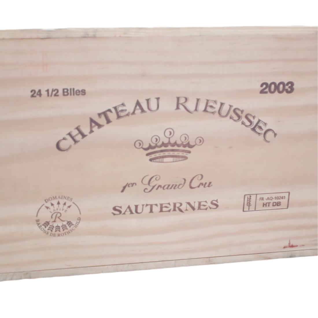 Château Rieussec 2003 / Half Bottle x 24