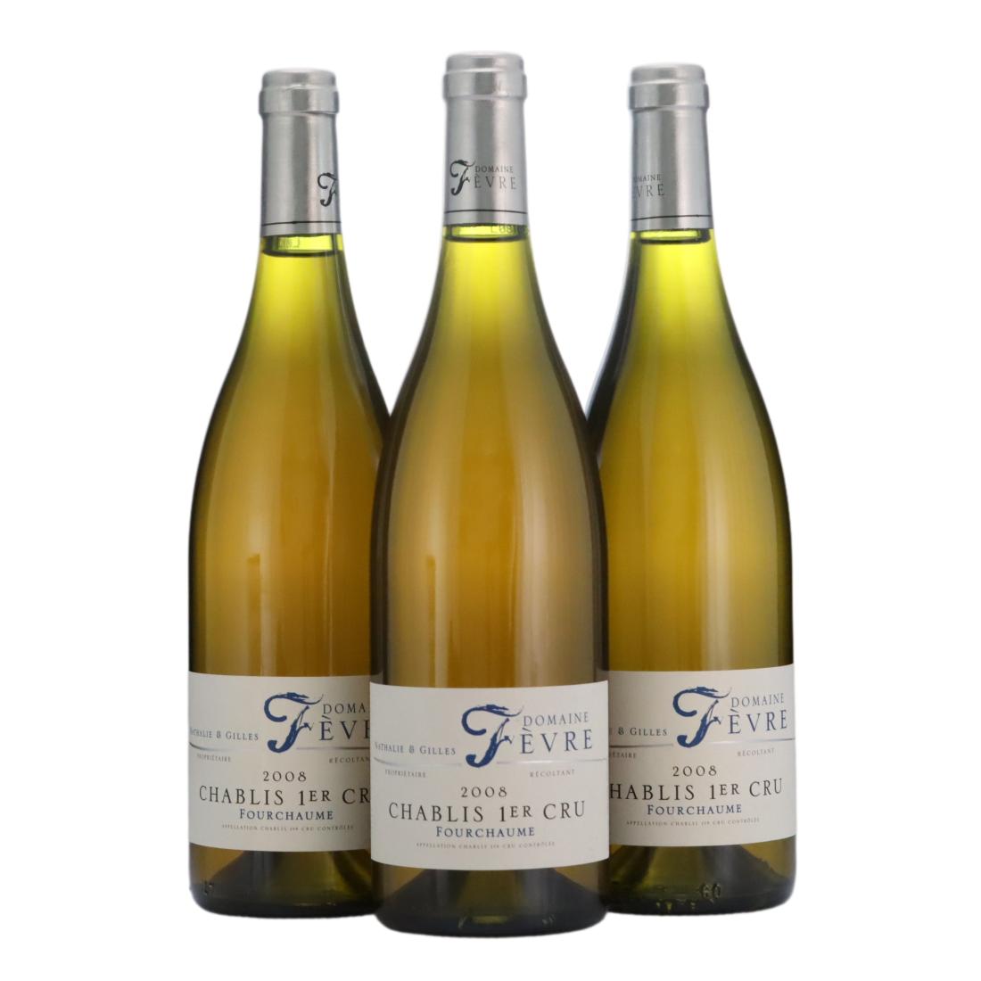 Nathalie & Gilles Domaine Fèvre Fourchaume 2008 x 3