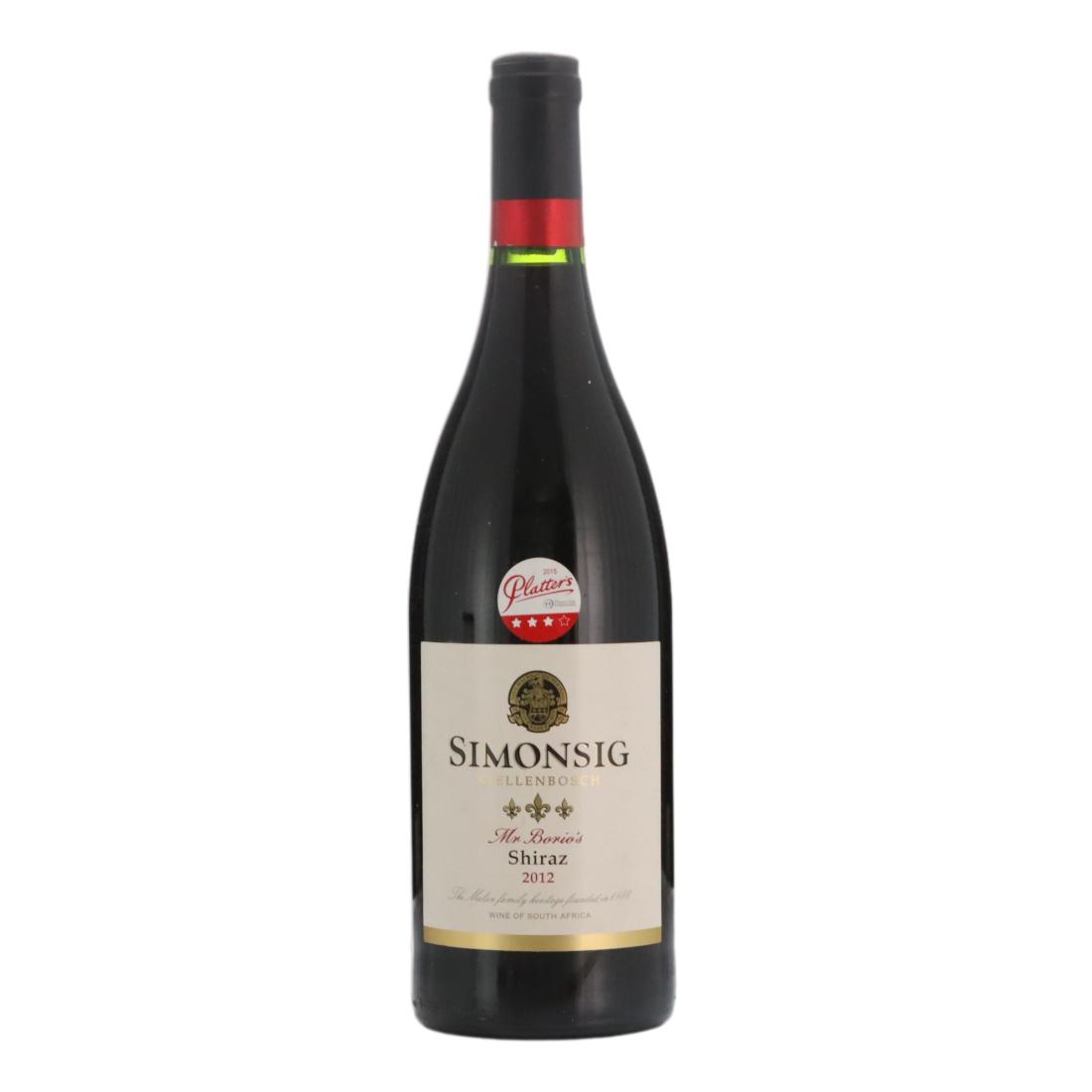 Simonsig Mr Borio's Shiraz 2012