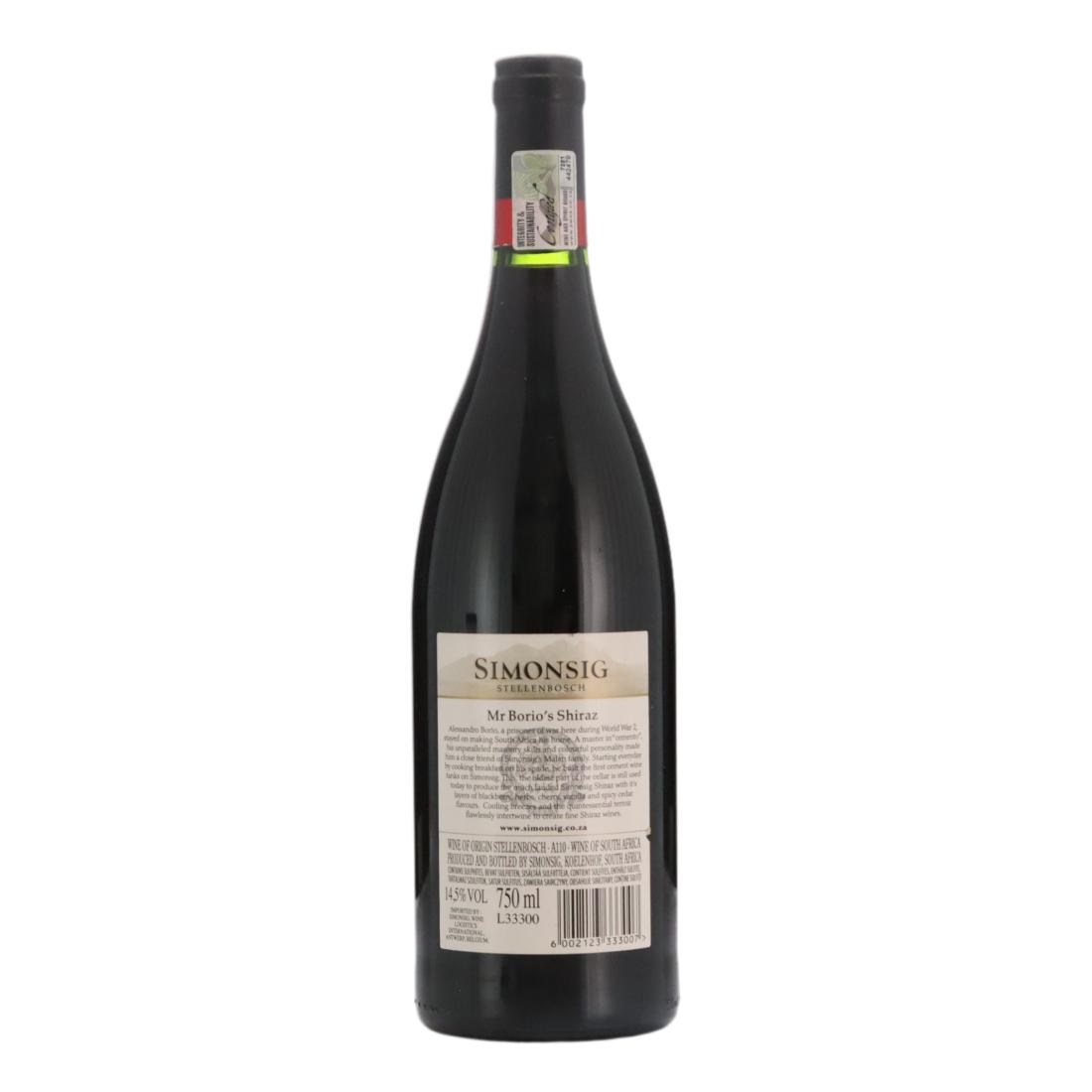 Simonsig Mr Borio's Shiraz 2012