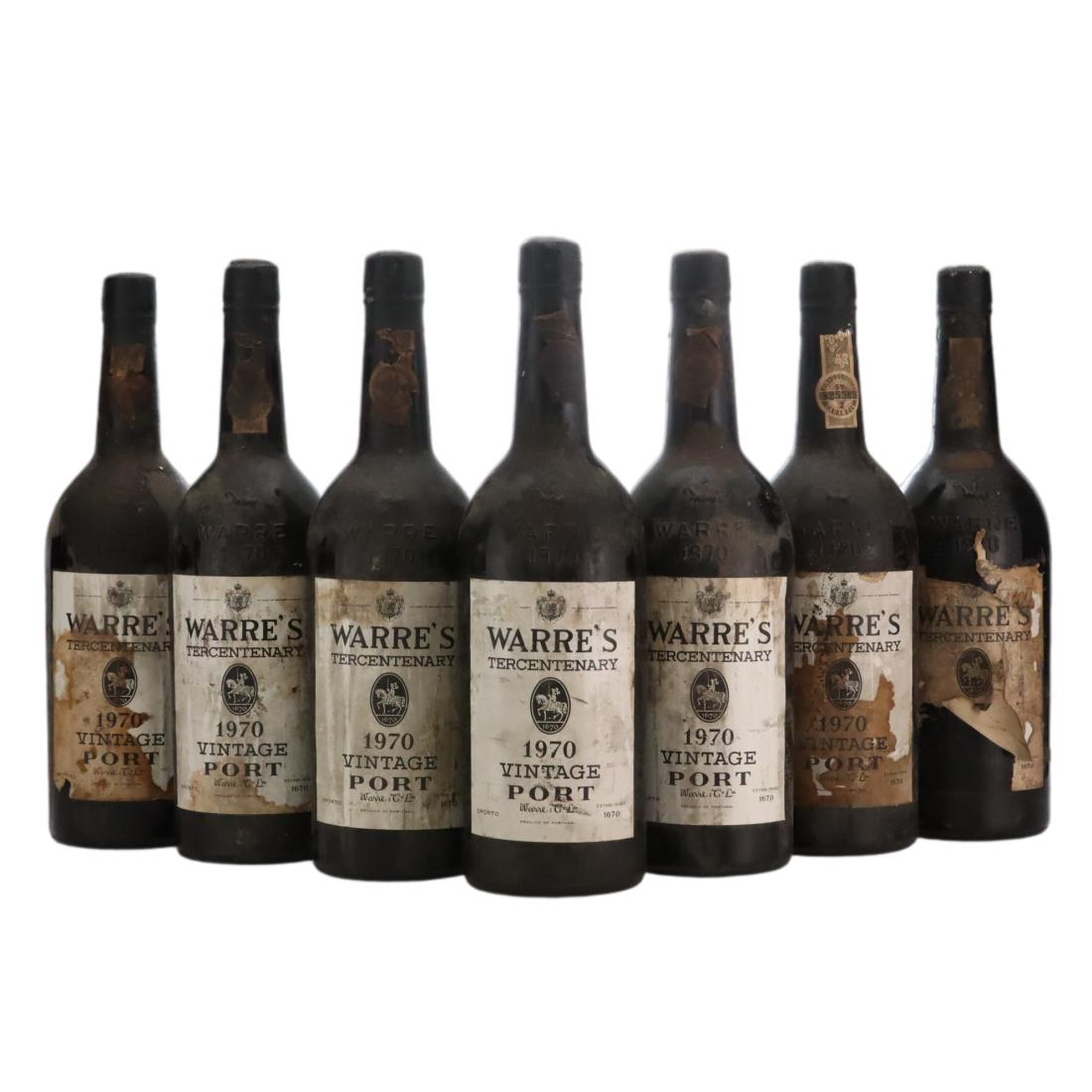 Warre's Tercentenary 1970 Vintage Port x 7